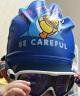 B.Duck小黄鸭儿童PU皮泳帽 宝宝游泳帽长发不勒头舒适游泳装备 实拍图