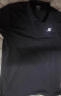 特步短袖T恤男2024夏季POLO衫宽松休闲半袖速干翻领T运动体恤上衣 黑色 L/175 晒单实拍图