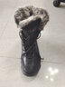 全洲狼 雪地靴男冬季新款东北棉鞋男大码抗寒防水加绒保暖轻便防滑靴子 黑色棉鞋2103 加绒 40 (250mm) 实拍图