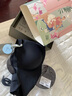 素肌良品无肩带小胸显大聚拢无痕抹胸防走光透气美背婚纱礼服文胸内衣女 气质黑 （1.5CM小海浪) L （75C、80AA、A、B） 实拍图