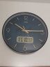 Timess 挂钟钟表客厅创意北欧时钟万年历温度石英钟简约轻奢表挂墙 P50B-6【30厘米日历款】 实拍图