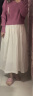 无印良品 MUJI 女式 棱纹编织 圆领短款针织衫 长袖女款早春新品 薄款毛衣 粉红色 S (155/80A) 晒单实拍图