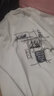 阿诺顿【纯棉四件】短袖t恤男士半截袖衫衣服男装夏季圆领宽松青年大码 格白+K白+S白+R白 XL 建议135-150斤 实拍图