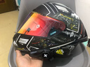 GSB摩托车头盔3C认证四季通用电动车摩托车通勤竞速头盔男女盔361GT 哑黑太空舱配透明镜片+顺丰快递 XXXL（建议60-61头围） 实拍图