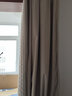 1GSHOP保温复合绗缝棉隔音窗帘专业马路吸音加厚降噪卧室全遮光保暖 【隔音全遮光保温夹棉】奶茶色 1.5米*2.7米 1片 挂钩式 实拍图