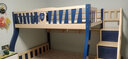 耀拓【免费安装】实木儿童床上下床高低床成人上下铺男女孩双层子母床 松木蓝梯柜款 上铺宽140下铺宽160 实拍图