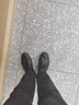 熊迪明肯德基必胜客麦当劳工作鞋男黑色餐厅上班平底皮鞋男防滑软底单鞋 实拍图