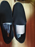 木林森皮鞋男秋冬商务休闲鞋时尚百搭男鞋一脚蹬休闲皮鞋豆豆鞋 黑色 43 实拍图