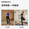 迪卡侬（DECATHLON）运动裤女裤春秋宽松大码棉质休闲裤修身直筒阔腿长裤GYPWL 经典款黑色（松紧腰头无抽绳） XL 晒单实拍图