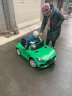 哈雷贝拉奔驰儿童电动车玩具可坐人四轮超大双人座遥控婴儿小孩宝摇摆汽车 四驱绿色双座+12v7双电瓶+软轮胎 晒单实拍图