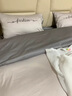 乐全长绒棉四件套全棉纯棉2025新款轻奢裸睡亲肤床单被套南通床上用品 拼色-奶昔白+粉 1.2米 床单款 三件套适合150*200被芯 实拍图