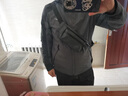 胸包ins男士腰包防水时尚韩版斜挎包个性休闲户外潮流死飞骑行包 黑色 实拍图