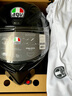 AGV K1S头盔K1摩托车机车全盔四季通用全覆式跑盔男女广角通风透气3C K1S-BLACK（亮黑） S（适合52-54头围） 实拍图