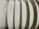 瓷秀源纯白唐山骨瓷碗家用套装微波炉米饭碗面碗粥碗防烫吃饭餐具陶瓷碗 10碗6盘 5金钟碗+8圆深盘 实拍图