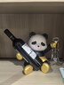赟娅熊猫红酒架装饰品摆件轻奢玄关客厅酒柜餐厅桌面创意乔迁新居礼品 熊猫酒架3件套B 实拍图