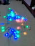 倾阑 装饰灯小彩灯 LED彩灯带闪灯雪花灯串圣诞灯串生日彩灯 挂树彩灯 彩色 10米100灯带尾插防水 实拍图