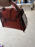 VQGT小包包斜挎包女邮差包新款时尚七夕百搭复古单肩手提包女士马鞍包 棕色 实拍图