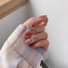 老凤祥海洋之心足银耳钉女生时尚耳饰品耳环生日纪念日生日礼物女友老婆 【海洋之心】足银耳钉-京速达 实拍图