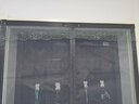全品屋【定制】防蚊门帘魔术贴免打孔磁吸纱窗软纱门夏季加密防蝇网纱帘 【全磁条三边加宽】金刚网银灰色 宽100*高200 实拍图