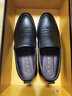 老人头男鞋2025冬季新款真皮透气休闲皮鞋男轻便一脚蹬驾车鞋男 单鞋款-黑色 38 实拍图