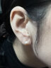 天然淡水珍珠Y耳钉女小巧迷你复古韩国气质耳环养耳洞 7MM三色各一对 晒单实拍图