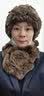 幕加格帽子女冬天獭兔毛中老年人奶奶保暖妈妈皮草兔毛冬季帽子围巾2587 浅咖啡 帽子+围巾 实拍图