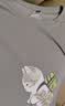 班尼路（Baleno）夏季短袖男女款潮牌定制卡通猫百搭上衣t恤运动宽松五分袖衣服 实拍图