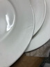 MLCRIYG牛排餐盘子陶瓷白陶瓷圆形西餐盘子家用菜盘碟子西餐餐具 10英寸(平盘) 实拍图