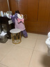 多妙屋儿童睡衣秋冬女童珊瑚绒套装法兰绒亲子家居服 99090紫色 120cm  实拍图