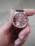 KASSAW 卡梭名表真钻表瑞士女士手表机械表女品牌十大腕表防水生日礼物  K900L.樱花粉皮带（鉴定证书） 实拍图