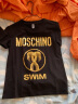 莫斯奇诺（moschino）女士火烈鸟系列黑色棉质圆领短袖T恤 1906 2103 0555 M 实拍图