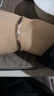 COISE情侣手镯一对999足银镯子男莫比乌斯开口手环父亲节礼物送爸爸 情侣手镯一对银镯子 配送证书 实拍图