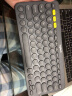 罗技（logitech） 蓝牙键盘K380多设备切换笔记本平板IPAD电脑适用 时尚轻薄巧克力 按键 灰黑色 实拍图
