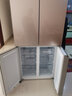松下（Panasonic）冰箱十字对开门多门510L  APP智控 银离子功能 风冷无霜家电四门变频 玻璃面板 珍珠白 NR-ED51CGA-W 实拍图