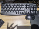 罗技（Logitech）MK120 键鼠套装 有线键鼠套装 办公键鼠套装 电脑键盘 USB即插即用 全尺寸 黑色 实拍图