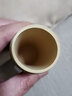 旅行便携随身迷你竹筒茶叶罐套装 实木普洱茶盒密封醒茶叶盒 虎斑紫竹节12cm粗 实拍图