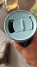 膳魔师（THERMOS）咖啡杯男女办公高颜值日系简约杯子情侣水杯学生杯子TCDP 天青【304+涂层内胆】 415ml 实拍图