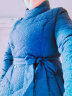 首尚格释羽绒服2021新款女中长款时尚气质收腰修身显瘦白鸭绒冬季长款外套L558 藏蓝色 XL 晒单实拍图