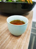 宁不凡 茶杯杯子陶瓷汝窑开片汝瓷功夫茶杯品茗杯喝茶杯 天青色 直口杯（75ml) 实拍图