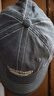 锐步复古摩登牛仔帽男女同款立体裁剪显脸小遮阳防晒可调节透气 灰色 实拍图