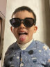 OLIVIO&CO儿童墨镜太阳镜男女童防紫外线宝宝墨镜UV偏光太阳镜OO镜 章鱼黑【3-7岁】D形 全色 实拍图