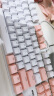 机械革命 耀·K330机械键盘 有线键盘 游戏键盘 金属面板104键混彩背光键盘 全键无冲 电脑键盘 粉白色 青轴 晒单实拍图
