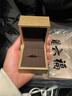周六福5D硬金黄金戒指女爱心新年生日礼物定价AE016741 12号 约0.82g  实拍图