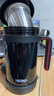 膳魔师（THERMOS）保温杯男女茶杯茶水分离办公室不锈钢水杯团购定制毕业礼物TCMF 黑色 500ml 实拍图