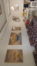 诗六艺家饰客厅装饰画北欧现代简约沙发背景墙挂画三联画大气轻奢壁画晶瓷画 福禄高照（铝合金外框） 镶钻画左右60*80+中间120*80亮面 实拍图