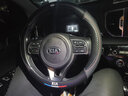 FHAO汽车方向盘套碳纤维纹纳帕皮夏季防滑吸汗超薄四季D型圆型车把套 【圆型】起亚KX3傲跑K3奕跑KX5狮跑K2焕驰 实拍图
