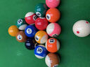 新动力台球子美式球大号球16彩水晶台球桌球配件57.2mm台球用品XD-9501 实拍图