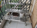 盈姿 花架不锈钢防腐大花架阳台铁艺多层花架子室内外定制多肉阶梯 加宽三层【长120cm】 实拍图