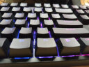 艾石头 FE 104 全键热插拔机械键盘 RGB背光 全尺寸游戏键盘 白色 茶轴 实拍图