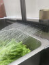 志高（CHIGO）厨房水槽304不锈钢洗菜盆洗菜池飞瀑布雨手工纳米台上下盆大单槽 冷热抽拉龙头(配菜板) 75*46cm(双阶) 实拍图